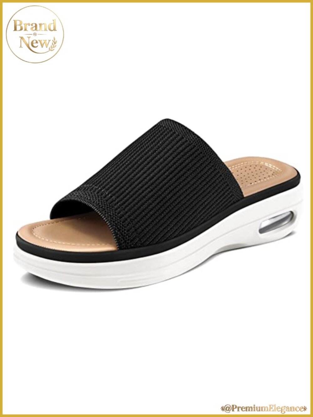 Comfortable Slide Sandals Slip-On Wedge Summer Shoes